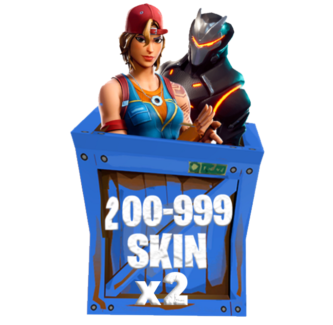 x2 ACCOUNT FORTNITE 200-999 SKIN (FULL ACCESS)